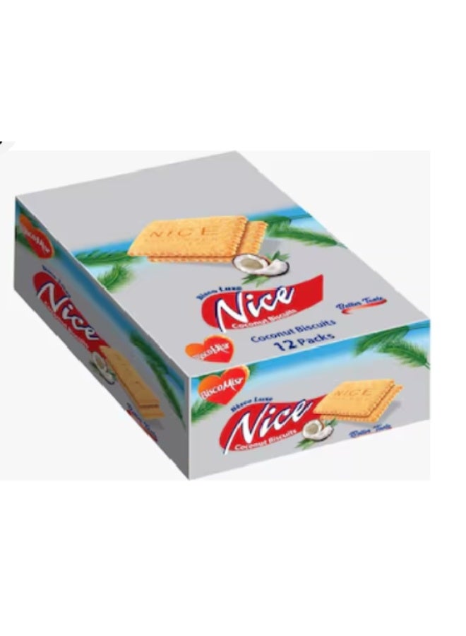 Bisco Misr Nice Coconut Biscuits - 6 Pieces - 12 Packets
